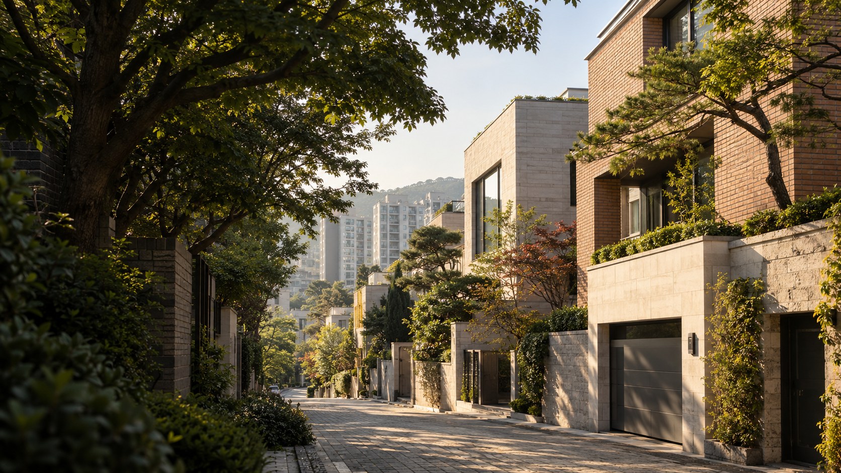 AI로 제작한 주거 지역 예시 사진